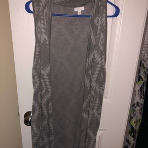 Tribal Print Charming Charlie Vest